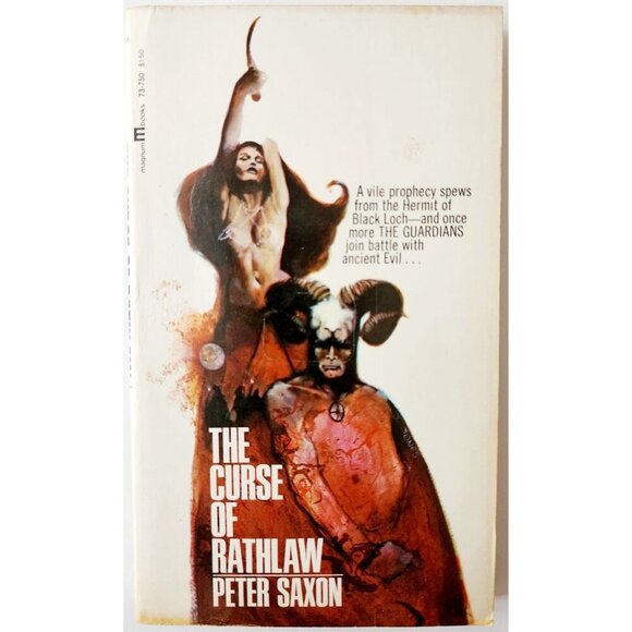 1968 The Curse Of Rathlaw 1st Edition Saxon Horror Fantasy Vintage Paperback E66 - Picture 3 of 4